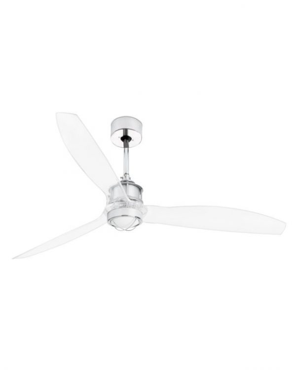 KIT DE LUZ CROMO LED 17W 3000K ETER,TUBE, JUST FAN 33390 - Imagen 2