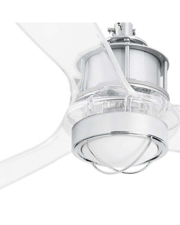 KIT DE LUZ CROMO LED 17W 3000K ETER,TUBE, JUST FAN 33390 - Imagen 3