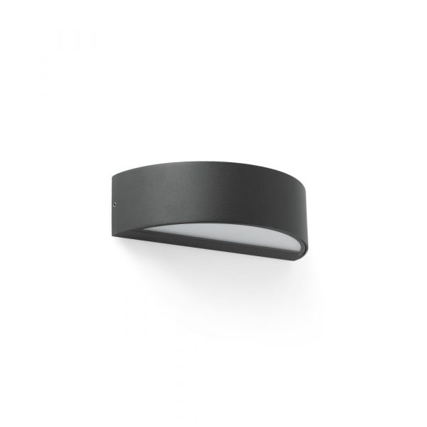 OVAL APLIQUE GRIS OSCURO LED 10W 3000K 71276