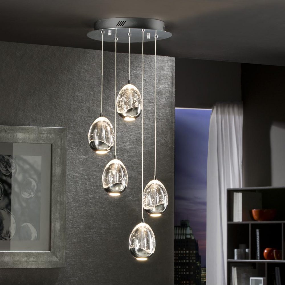 LAMP LED ROCIO CROMO 5L DIMABLE 783517D
