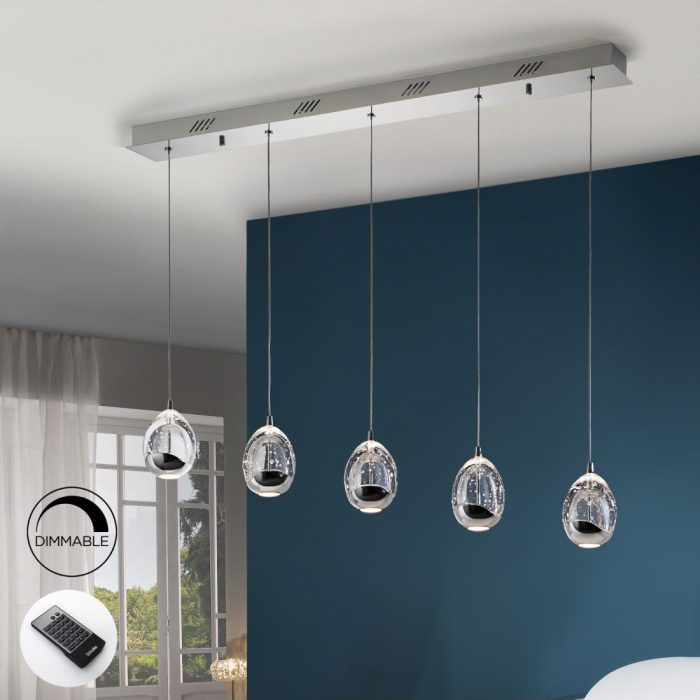 LAMP LED ROCIO CROMO 5L DIMABLE 783618D