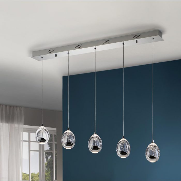 LÁMPARA ROCIO 5 LED CROMO 783618