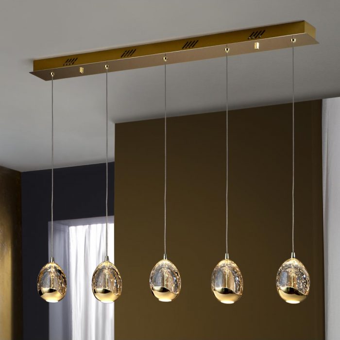 LÁMPARA ROCIO 5 LED ORO 783627