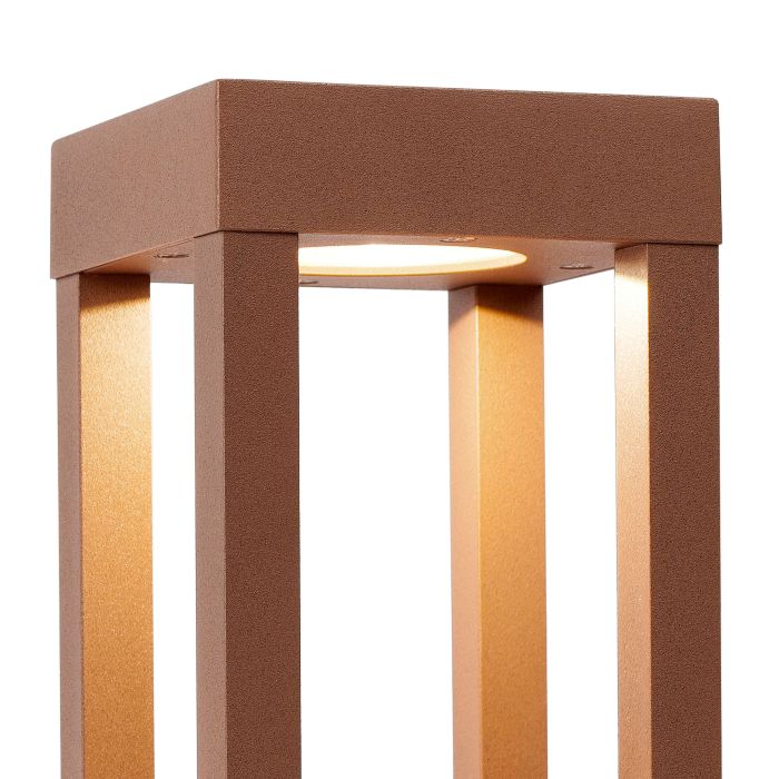 AGRA BALIZA MARRÓN LED 9W 3000K H650 70754 - Imagen 2