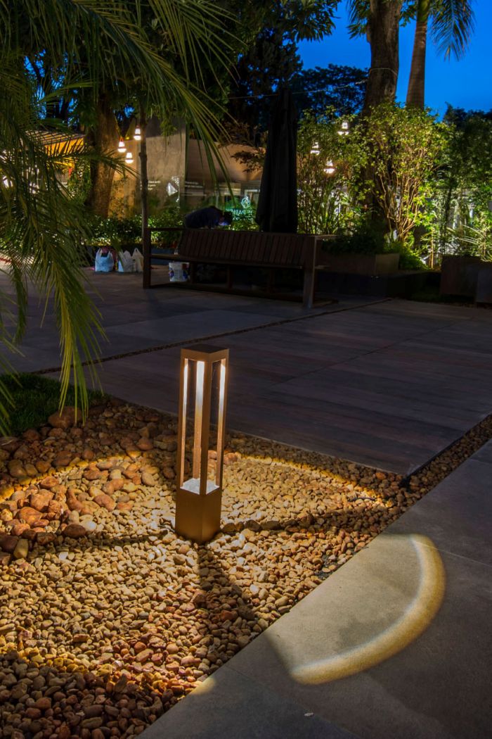 AGRA BALIZA MARRÓN LED 9W 3000K H650 70754 - Imagen 3