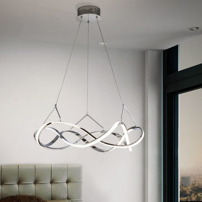 LÁMPARA LED MOLLY 53Ø CROMO SCHULLER 763824