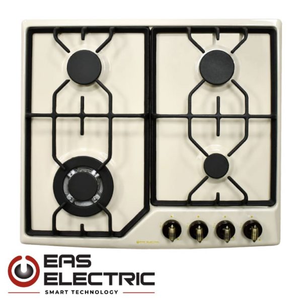ENCIMERA GAS 60CM 4F RÚSTICO EMH46RC EAS ELECTRIC