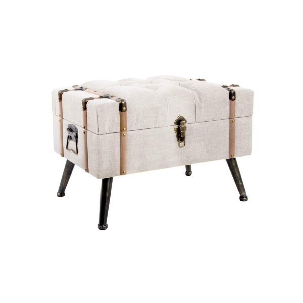 DESCALZADORA LINO MDF 62X42X43 BEIGE
