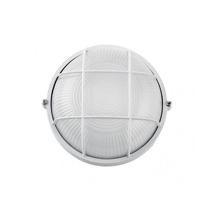 APLIQUE EXT. ALUMINIO APUS PEQUEÑO 1XE27 BLANCO 9X17,5X17,5 CM IP44