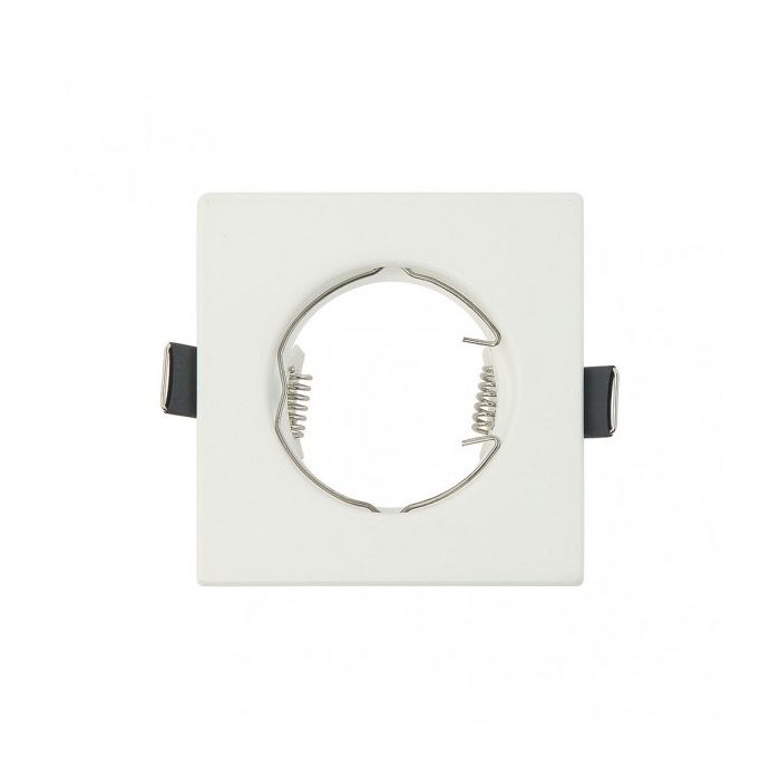 EMPOTRABLE MAGURA 1XGU10 CUADRADO BLANCO 2,5X8,2X8,2 CM CORTE 7 PORTALAMPARAS INCLUIDO