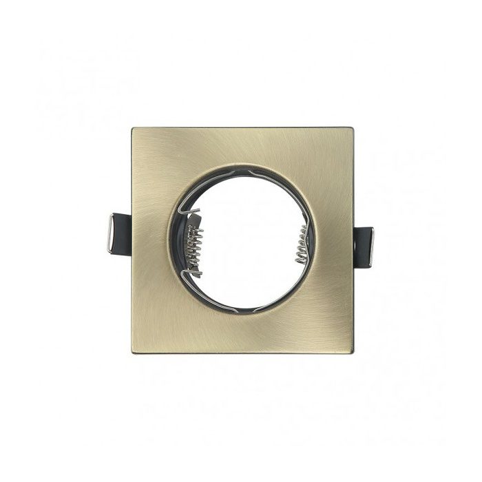 EMPOTRABLE MAGURA 1XGU10 CUADRADO CUERO 2,5X8,2X8,2 CM CORTE 7 PORTALAMPARAS INCLUIDO