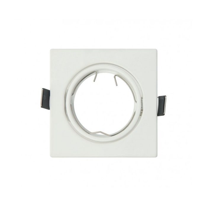 EMPOTRABLE ORIENT. MAGURA 1XGU10 CUAD. BLANCO 2,5X8,2X8,2 CM CORTE 7 PORTALAMPARAS INCLUIDO