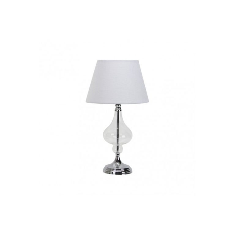 SOBREMESA KRIBERIS 1XE27 CROMO 47X25X25 CM