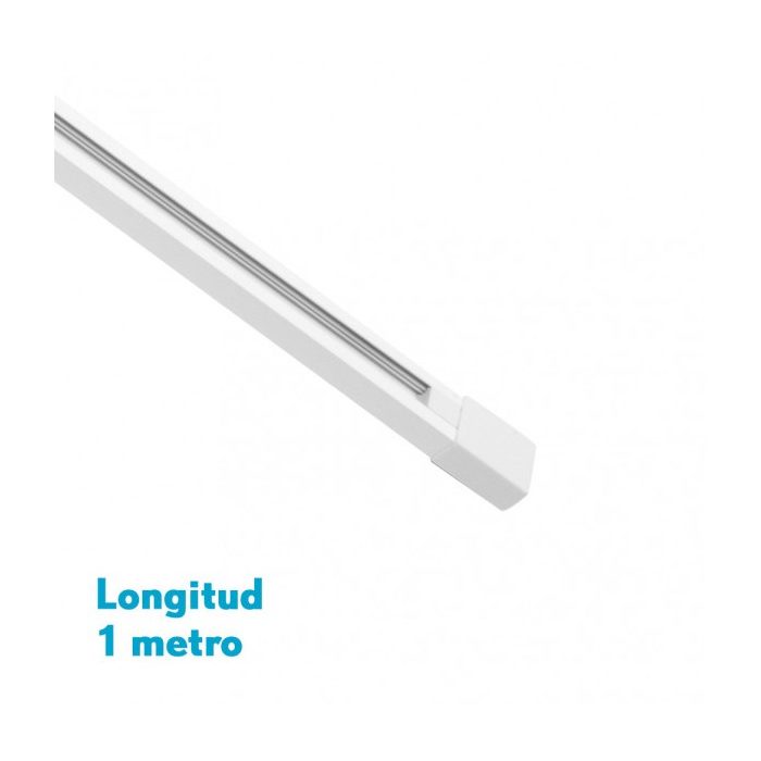 CARRIL PARA FOCO PINDAL BLANCO 1M 2 HILOS 2X100X3,5 CM