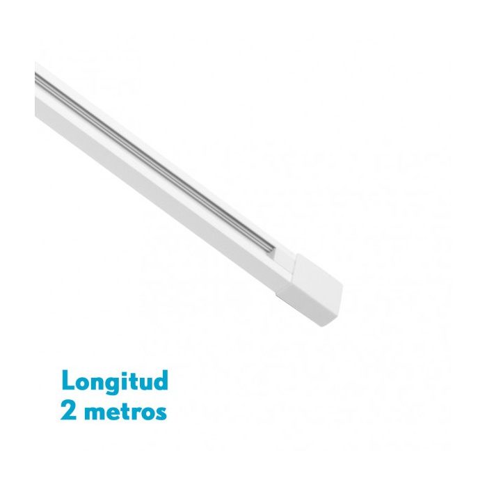 CARRIL PARA FOCO PINDAL BLANCO 2M 2 HILOS 2X200X3,5 CM