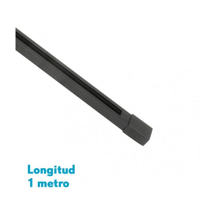 CARRIL PARA FOCO PINDAL NEGRO 1M 2 HILOS 2X100X3,5 CM