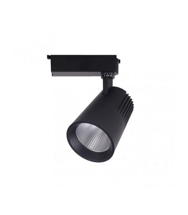 FOCO CARRIL 20W 2700K TELMA NEGRO 1800LM 36º ORIENTABLE 330º REGX15,5X8,2 CM