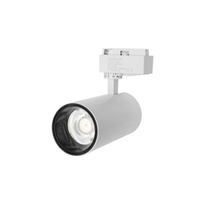 FOCO CARRIL 20W 6000K ANZO BLANCO 1800LM 36º ORIENTABLE REGX18X6,2 CM
