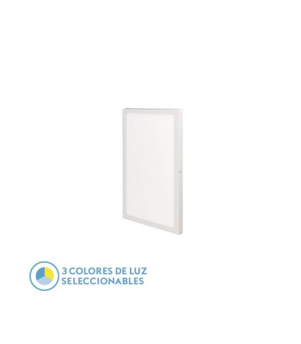 PANEL LLANO 36W 3000K-4000K-6500K 3X30X60 CM BLANCO 3600LM