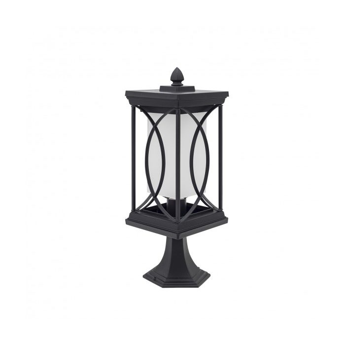 SOBREMURO PEQ. EXTERIOR GARDEN 1XE27 NEGRO 39X16D