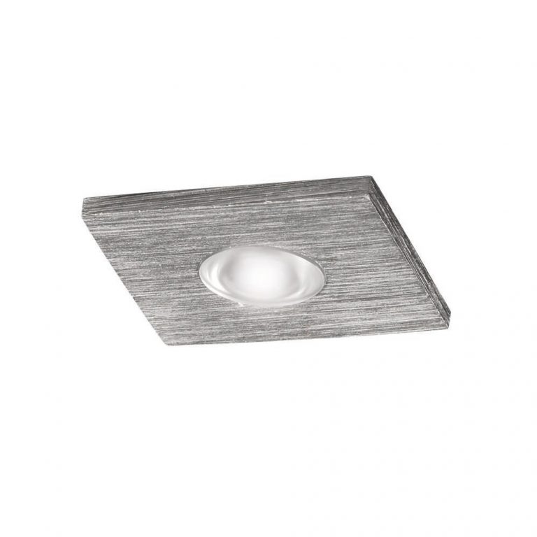 INCOLAMP EMPOTRABLE LED CUADRADO ALUMINIO 3000K