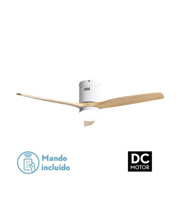 VENTIL 18W DC AGUILON BLANCO 3ASPAS HAYA 5 VEL OCIDADES C/REMOTO TEMPORIZADOR 34X132D
