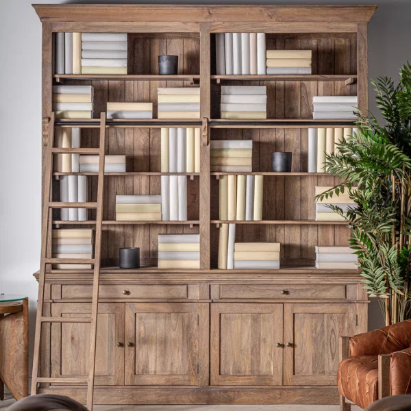 VITRINA MANDERN 197x42x232 COLONIAL - Imagen 8