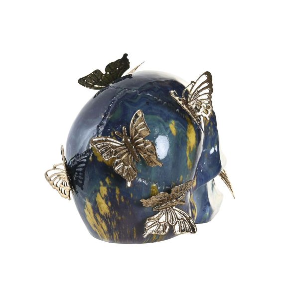 FIGURA RESINA METAL 15,5X10,5X11 CALAVERA 3 SURT. - Imagen 3
