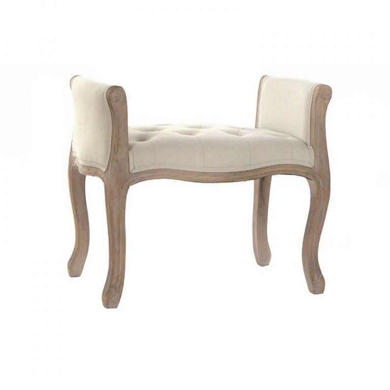 DESCALZADORA LINO RUBBERWOOD 65X46X60 BEIGE