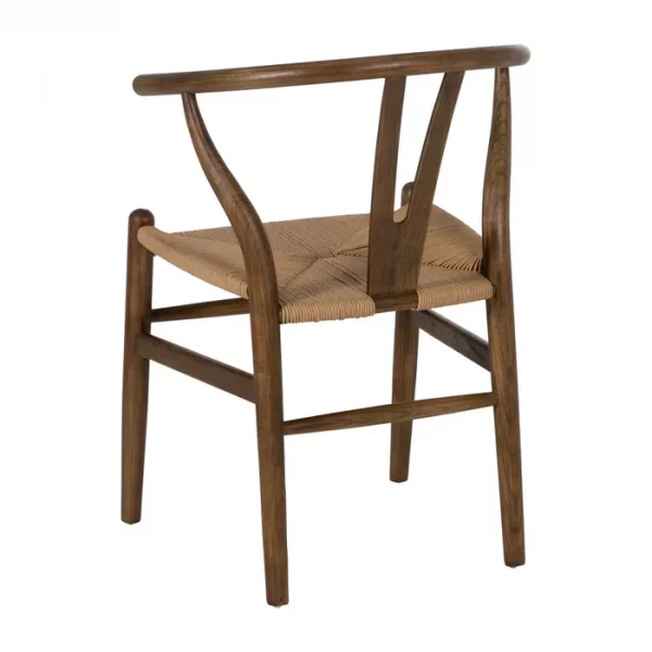 SILLA MARRÓN MADERA DE ABEDUL SALÓN 56 X 48 X 78 CM - Imagen 5