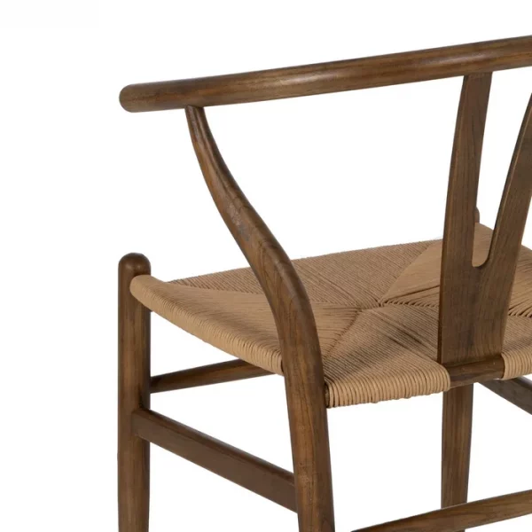 SILLA MARRÓN MADERA DE ABEDUL SALÓN 56 X 48 X 78 CM - Imagen 11