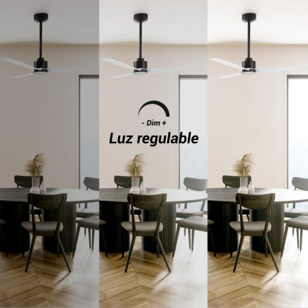 SULION ANNE VENTILADOR LED NEGRO BLANCO - Imagen 7