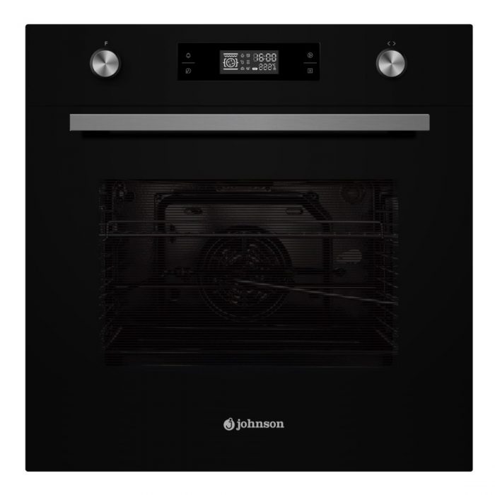 HORNO JOHNSON 70L 8 FUNCIONES CRISTAL NEGRO JOR70N