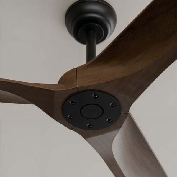 SULION NOVA VENTILADOR 152CM IP44 NEGRO MADERA - Imagen 3