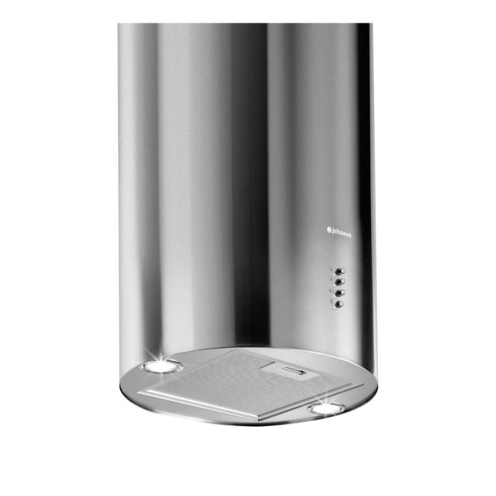 CAMPANA ISLA CILINDRICA JOHNSON 42CM 603M3/H INOX