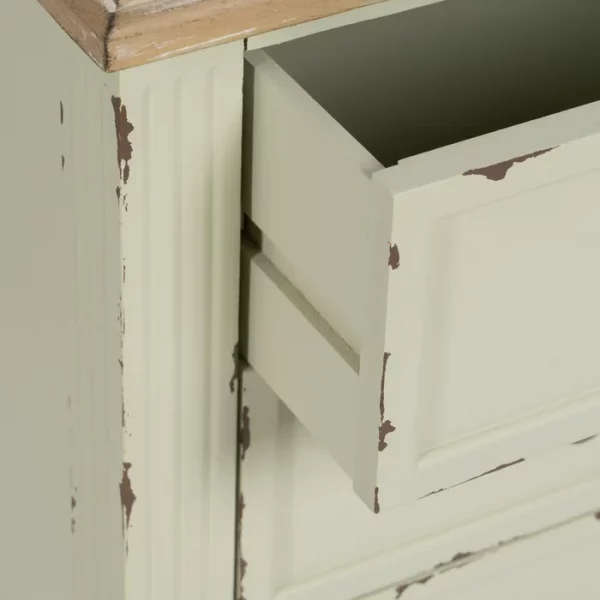 MESITA BEIGE MADERA 45 X 35 X 65 CM - Imagen 8