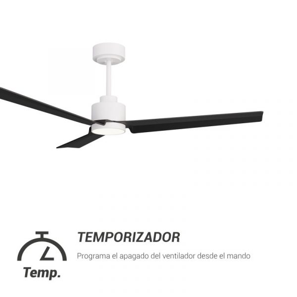 SULION ANNE VENTILADOR LED BLANCO NEGRO - Imagen 10