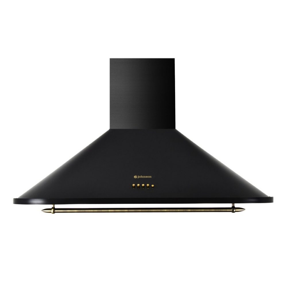 CAMPANA DECORATIVA 90CM RÚSTICA NEGRA JOHNSON LIBIS90RN