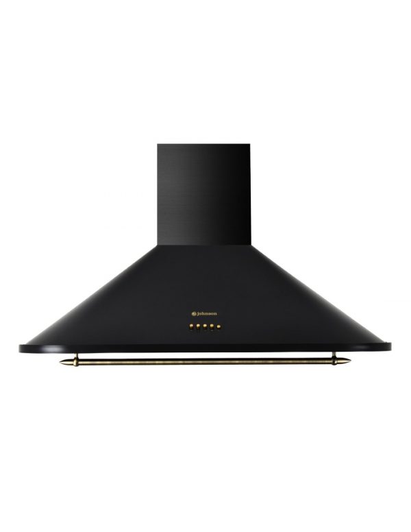 CAMPANA DECORATIVA 90CM RÚSTICA NEGRA JOHNSON LIBIS90RN