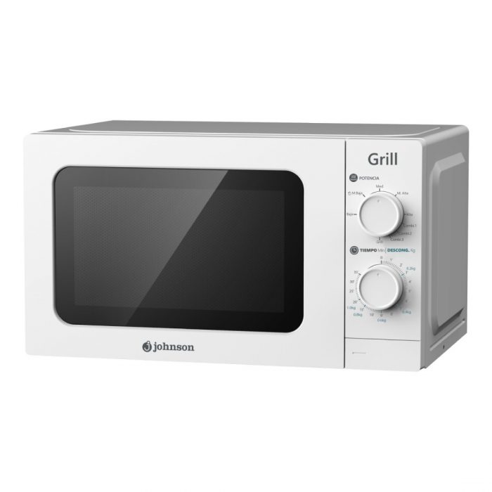 MICROONDAS JOHNSON 20L CON GRILL BLANCO JOMI20GB