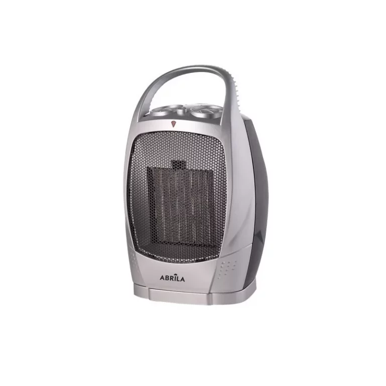 TERMOVENTILADOR CERAMICO 1500W NEGRO/PLATA OSCILANTE 2POTENCIAS 3FUNCIONES TERMOST.REG. ANTIVUELCO 29X18,5X15CM