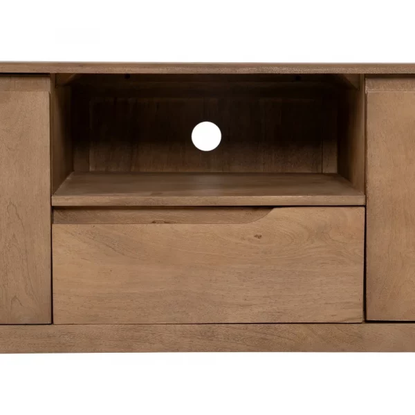 MUEBLE TV NATURAL MADERA DE MANGO SALÓN 150 X 40 X 60 CM - Imagen 6