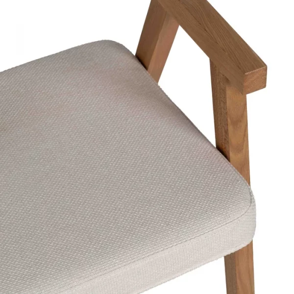 SILLA BRAZOS NATURAL MADERA / FIBRA 56 X 55 X 81 CM - Imagen 10