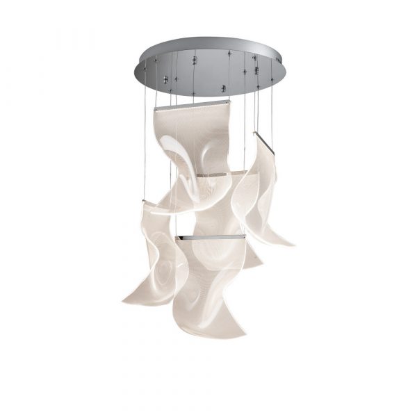 SCHULLER VELOS II COLGANTE CROMO DIMABLE CON MANDO - Imagen 2