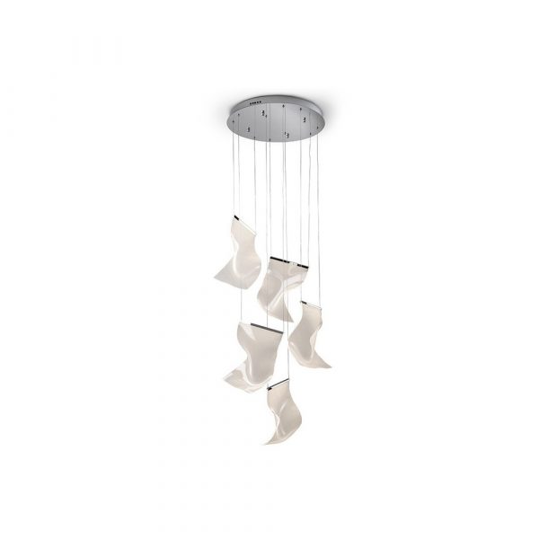 SCHULLER VELOS II COLGANTE CROMO DIMABLE CON MANDO - Imagen 4