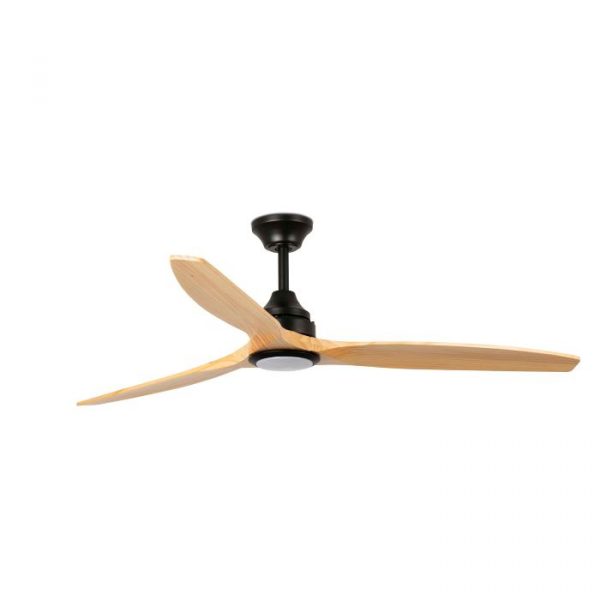 ALO DC Ø1520MM NEGRO PALAS MADERA LED 20W CCT 33719DC FARO