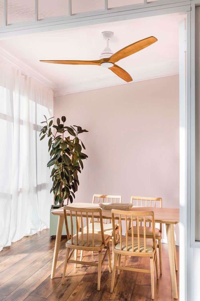 ALO DC Ø1520MM BLANCO PALAS MADERA LED 20W CCT 33727DC FARO - Imagen 3