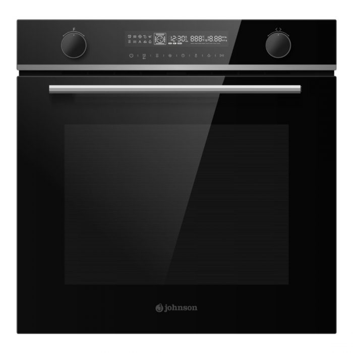 HORNO JOHNSON 70L PIROLITICO AIR FRYER CRISTAL NEGRO