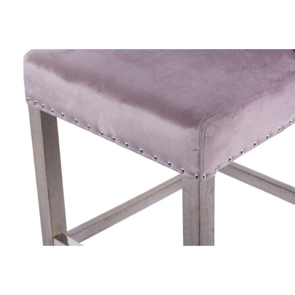 TABURETE COCINA CON TIRADOR LILA 48x53x104CM - Imagen 2
