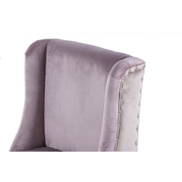TABURETE COCINA CON TIRADOR LILA 48x53x104CM - Imagen 3